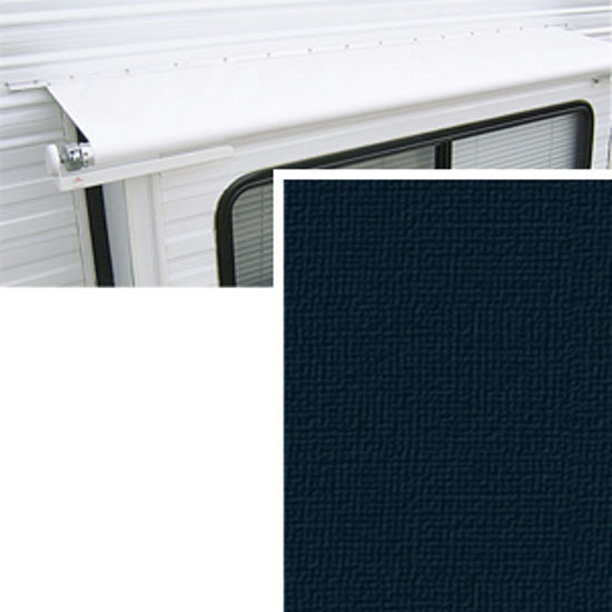 Picture of Carefree  11' 9" w/ 42" Ext Solid Black Denim Vinyl Slide Out Awning Fabric DG1416242 00-1446                                