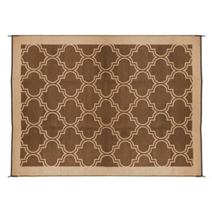 Picture of Camco  9' x 12'  Brown/ Tan Camping Mat 42857 01-0741                                                                        
