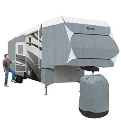 Picture of Classic Accessories PolyPRO (TM) 3 Polyester Water Resistant RV Cover For 41'1"-44' 5th Wheel Trailer 80-300-203101-RT 01-081