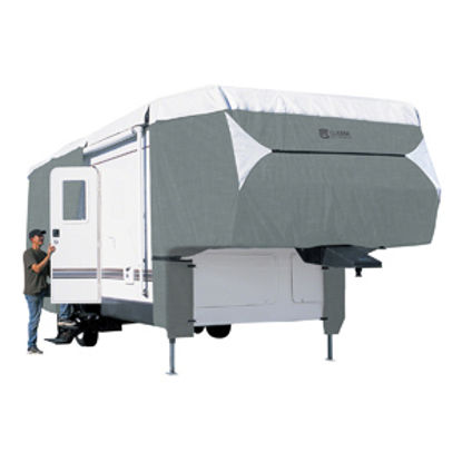 Picture of Classic Accessories PolyPRO (TM) 3 Polyester Water Resistant RV Cover For 26-29' 5th Wheel Trailers 80-347-163101-RT 01-0838 