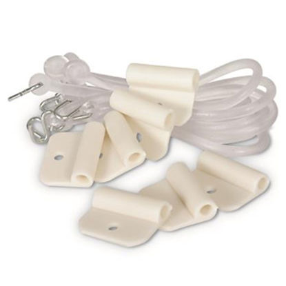 Picture of Camco  7-Pack Plastic Clip & Lanyard Party Light Holder 42703 01-0955                                                        