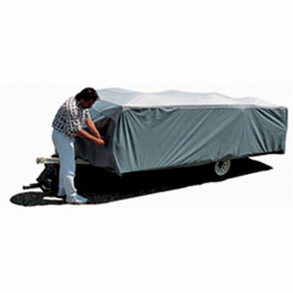 Picture of ADCO SFS AquaShed (R) Gray Polypropylene Cover For 12' 1"-14' Folding/Pop Up Trailers 12293 01-1140                          