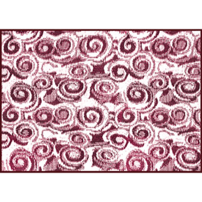 Picture of Camco  8' x 16' Burgundy Swirl Reversible Camping Mat 42842 01-2952                                                          