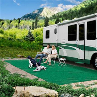Picture of Prest-o-Fit  6' x 9' Green Camping Mat 2-0080 01-3000                                                                        