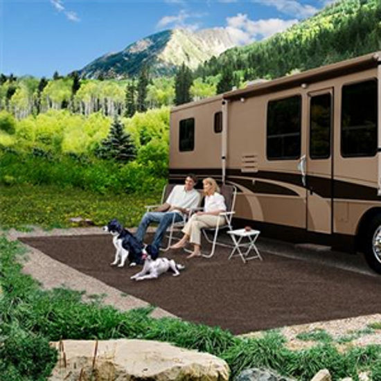 Picture of Prest-o-Fit  8' x 20' Espresso Camping Mat 2-1170 01-3083                                                                    