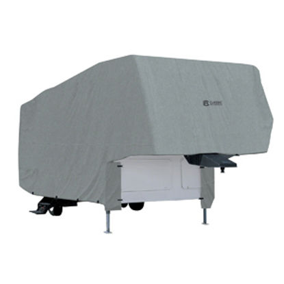 Picture of Classic Accessories PolyPRO (TM) 1 Poly Water Repellent RV Cover For 26-29' Fifth Wheel Trailers 80-151-161001-00 01-3722    