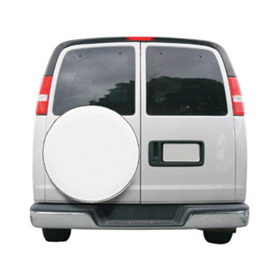 Picture of Classic Accessories  White 29" to 29-3/4" Diam Spare Tire Cover 75150 01-3823                                                