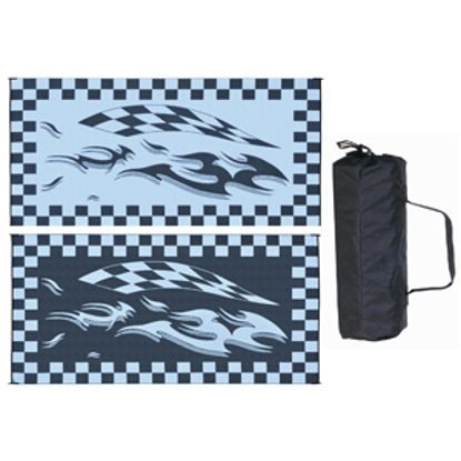 Picture of Ming's Mark  8' x 16' Black/White Reversible Camping Mat HB1 01-4989                                                         