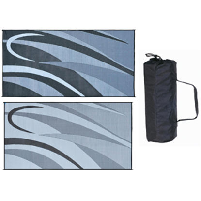 Picture of Ming's Mark  8' x 16' Black/Silver Reversible Camping Mat GB1 01-4994                                                        