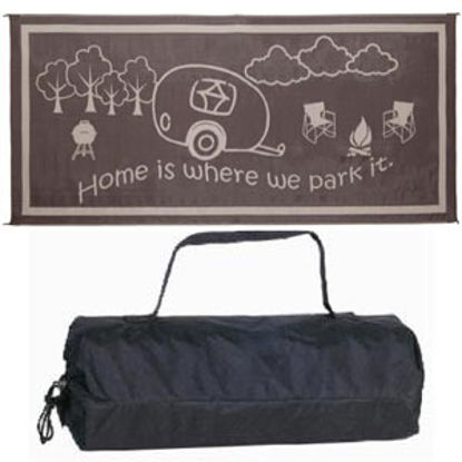 Picture of Ming's Mark  8' x 11' Black/White Reversible Camping Mat RH8111 01-8676                                                      