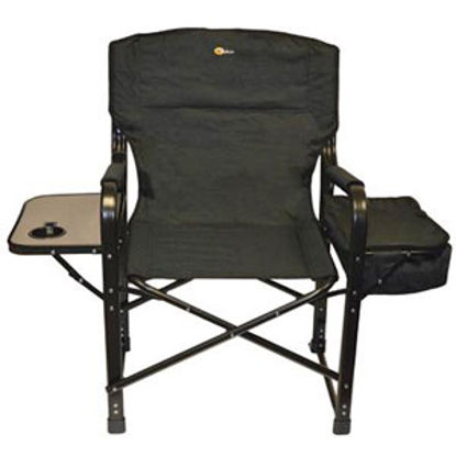 Picture of Faulkner  Black El Capitan Director's Chair w/ Side Tray & Cooler Bag 49580 03-0313                                          