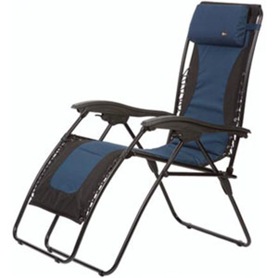 Picture of Faulkner  Padded Blue/Black XL Recliner 48978 03-0469                                                                        