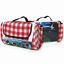 Picture of Camco  Fleece w/ Waterproof Backing Red & White Checkered Picnic Blanket 42801 03-0721                                       