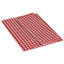 Picture of Camco  52" x 84" Red & White Checkered Rectangular Vinyl Tablecloth 51019 03-0742                                            