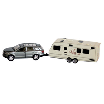 Picture of Prime Products  1:48 Scale SUV And Trailer Action Model Vehicle 27-0026 03-3012                                              