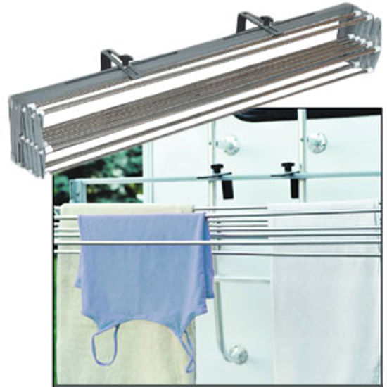 Picture of Smart Dryer  80"L x 36"D x 8"H Stainless Steel Clothes Line XCE0035 03-8501                                                  