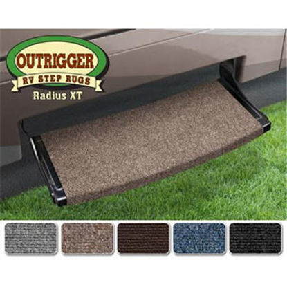 Picture of Prest-o-Fit Outrigger (R) Castle Gray 22" Radius XT Entry Step Rug 20383 04-0301                                             