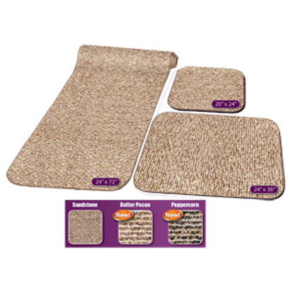 Picture of Prest-o-Fit Decorian (R) Sandstone 3-Piece RV Rug Set Carpet 5-0258 04-0453                                                  