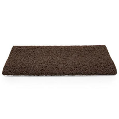 Picture of Camco  23"W Brown Looped PVC w/ TPE Backing Entry Step Rug 42967 04-0562                                                     