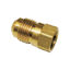 Picture of Anderson Metal LF 7406 Series 3/8" OD Tube 45 Deg SAE Flare x 3/8" FPT Brass Fresh Water Straight Fitting 704046-0606 06-1247