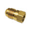 Picture of Anderson Metal LF 7406 Series 3/8" OD Tube 45 Deg SAE Flare x 1/2" FPT Brass Fresh Water Straight Fitting 704046-0608 06-1248