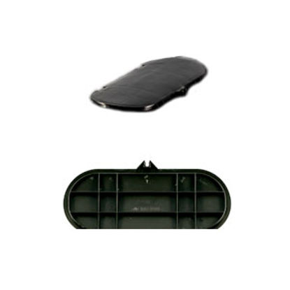 Picture of Camco  Black Hard Plastic LP Tank Cover Lid 40567 06-2253                                                                    