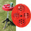 Picture of Outdoors Unlimited  11"L X 9"W X 22"H Red/Black High Impact Resin Folding Table TGM RED 06-7880                              