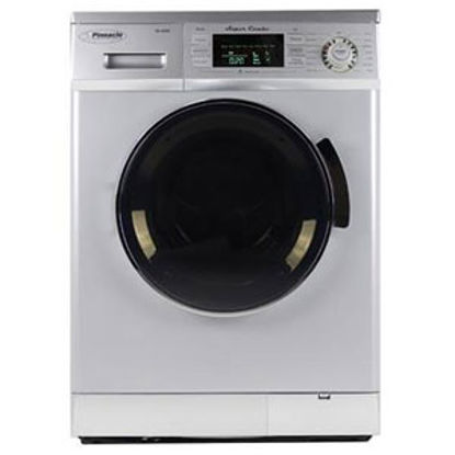 Picture of Pinnacle  110VAC 23-1/2"W Silver 13LB Clothes Washer/Dryer Combo Unit 18-4400 S 07-0073                                      