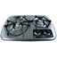 Picture of Dometic  Stainless Steel 3-Burner Drop-In Cooktop 56472 07-0266