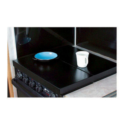 Picture of Camco  Black Steel Universal Fit Stove Top Cover 43554 07-0291                                                               