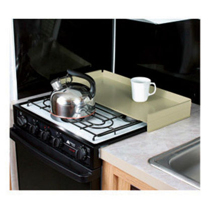 Picture of Camco  Almond Steel Universal Fit Stove Top Cover 43559 07-0293                                                              