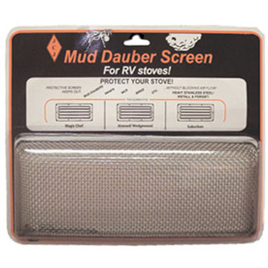 Picture of JCJ Enterprises Mud Dauber Screen Rectangular SS Bug Screen For Atwood/ Wedgewood/ Magic Chef/ Suburban Stove S-900 08-0252  