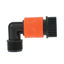 Picture of Valterra  Plastic QC Fresh Water Hose Connector For Std GHF Coupling w/90 Deg Hose Sav A01-0137VP 10-0780                    