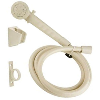 Picture of Dura Faucet  Bisque Parchment Handheld Shower Head w/60" Hose DF-SA130-BQ 10-0839                                            