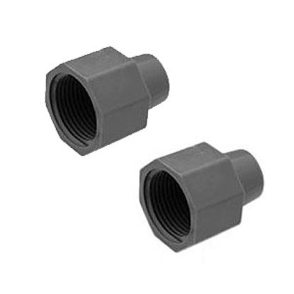 Picture of Lasalle Bristol QEST 2-Pack 1" Fresh Water Compression Fitting Nut 64QBFNCR4 10-1052                                         