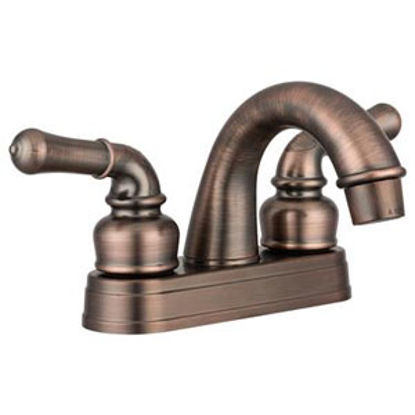 Picture of Dura Faucet  Bronze w/2 Teapot Handle Classical Arc Lavatory Faucet DF-PL620C-ORB 10-1189                                    
