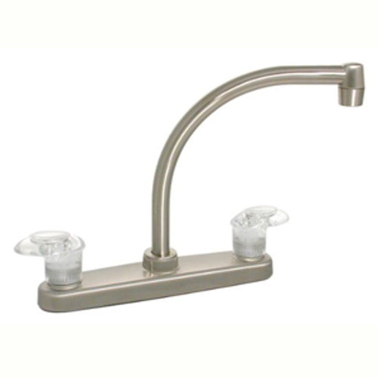 Picture of Phoenix Faucets Catalina Nickel w/Levers 8" Kitchen Faucet w/Hi-Arc Spout PF221402 10-1406                                   