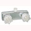 Picture of Phoenix Faucets  4" Polished Chrome Plated Brass Shower Valve w/Clear Knobs PF213324 10-1451                                 