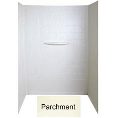 Picture of Better Bath  1-Piece Parchment 24"L x 36"W x 56"H Shower Surround 209459 10-1736                                             