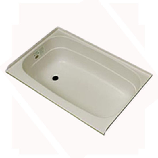 Picture of Specialty Recreation  Parchment 24"x46" LH Drain ABS Bathtub BT2446PL 10-1867                                                