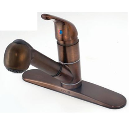 Picture of American Brass  Bronze w/Single Lever 8" Kitchen Faucet w/Pull-Out Spout SL1000ORB 10-2307                                   