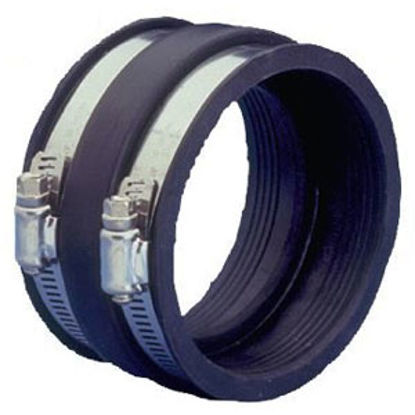 Picture of Lasalle Bristol  3" Flexible Straight Coupler Sewer Hose Connector 89105633 11-0447                                          