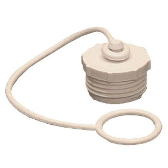 Picture of Aqua Pro  Fresh Water Hose Cap For 3/4" Male Garden Hose w/ Lanyard 27838 11-0507                                            