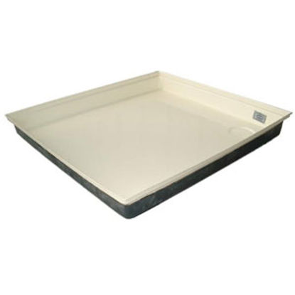 Picture of ICON  Colonial White 27"x24"x4" Rectangular Shower Pan 00460 11-0565                                                         