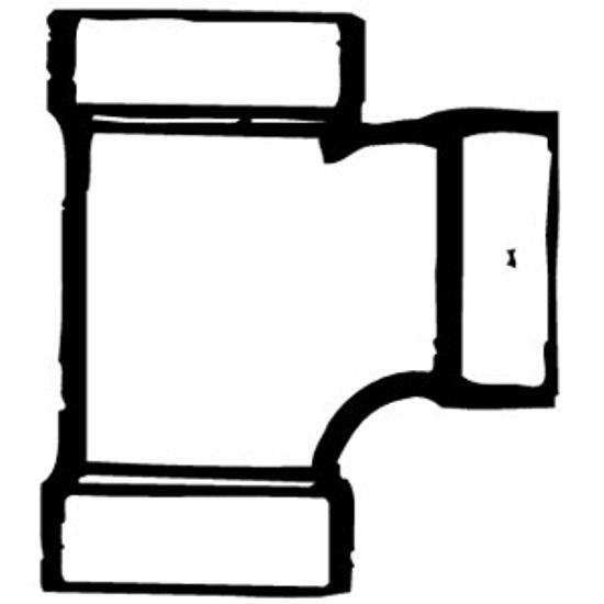 Picture of Lasalle Bristol  2" Slip ABS Plastic Sanitary Tee Waste Valve Fitting 632152 11-1055                                         