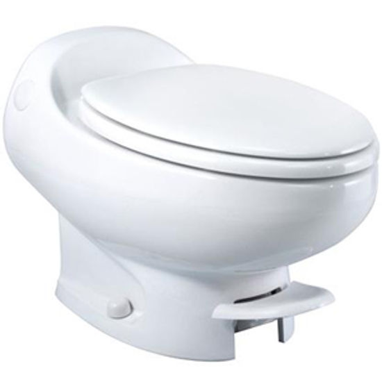 Picture of Thetford Aria (R) Classic Aria Classic White Low Profile Permanent Toilet 19818 12-0389                                      