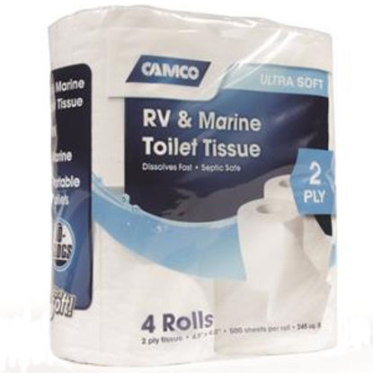 Picture of Camco TST (TM) 4-Rolls 2-Ply Toilet Tissue 40274 13-0181                                                                     