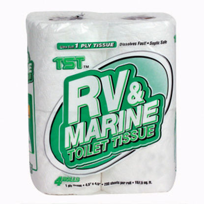 Picture of Camco TST (TM) 4-Rolls 1-Ply Toilet Tissue 40276 13-0183                                                                     