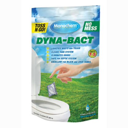 Picture of Monochem  12-Pack Dyna"Bact" Bio Toss-Ins Holding Tank Treatment 30807 13-0289                                               