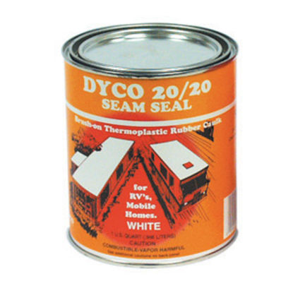 Picture of Dyco Paints  White 1 Gal Can Synthetic Rubber Caulk 2020-SS 13-0647                                                          